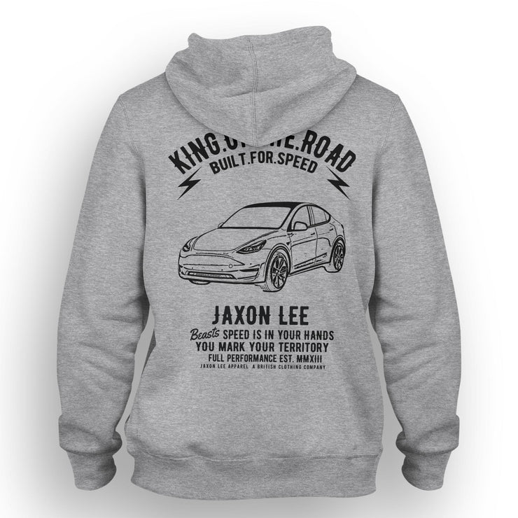 JL King Art Hood aimed at fans of Tesla Model Y Motorcar