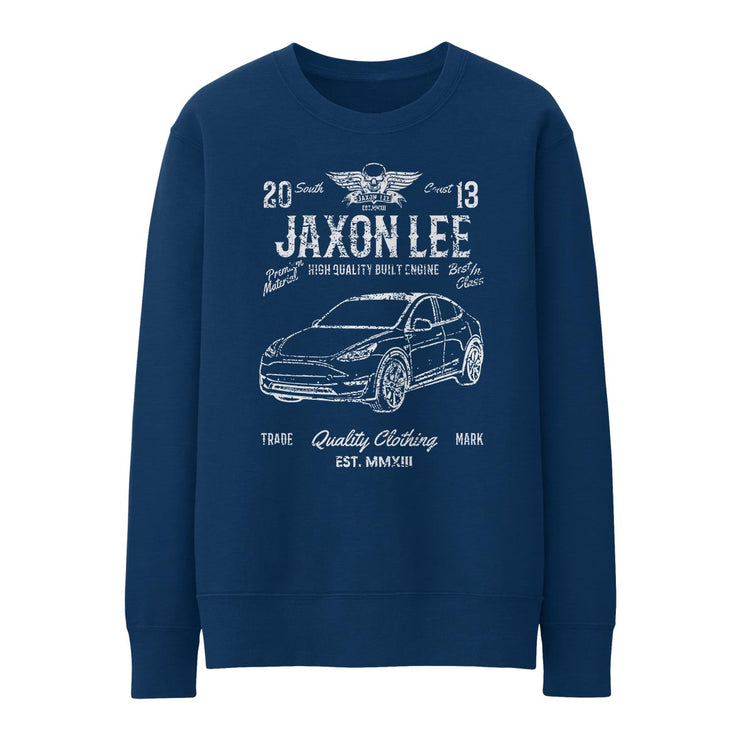 JL Soul Illustration for a Tesla Model Y Motorcar fan Jumper