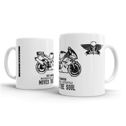 JL Triumph Daytona 650 Motorbike Illustration – Gift Mug