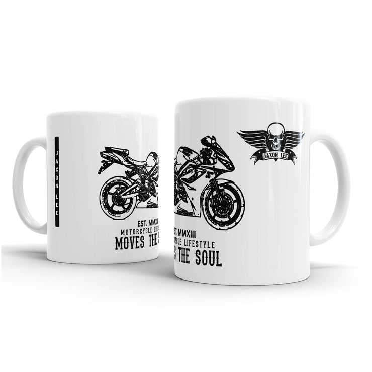 JL Art Mug aimed at fans of Triumph Daytona 675 Motorbike