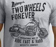RH Triumph Art Tee aimed at fans of Rocket III Roadster Motorbike - Jaxon lee