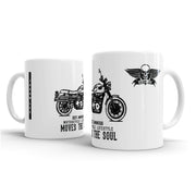 JL Triumph Scrambler Motorbike Illustration – Gift Mug