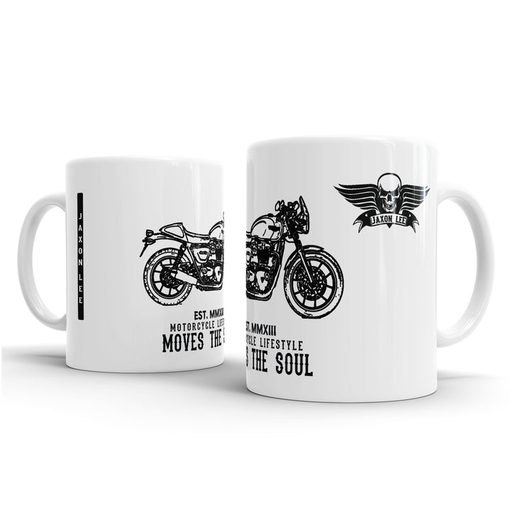 JL Triumph Street Cup Motorbike Illustration – Gift Mug