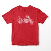 JL Illustration For A Triumph America 2015 Motorbike Fan T-shirt