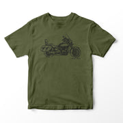 JL Illustration For A Triumph America 2015 Motorbike Fan T-shirt