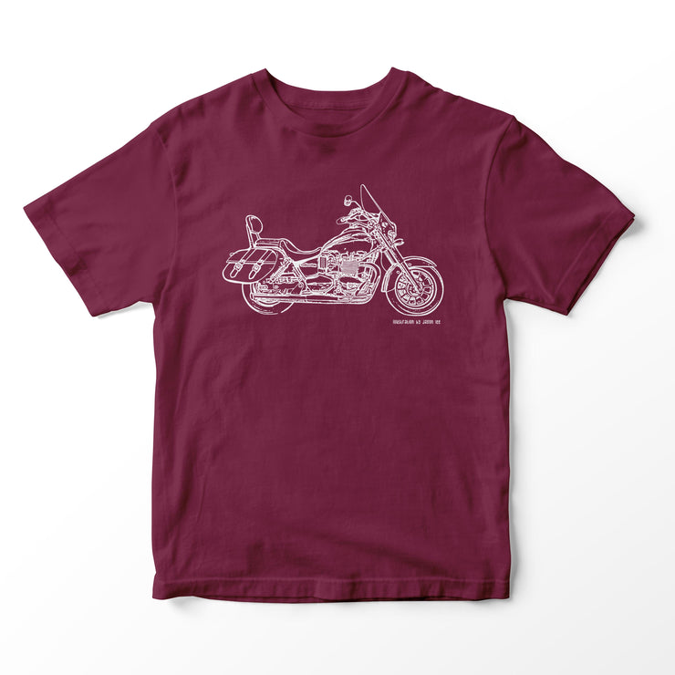 JL Illustration For A Triumph America 2015 Motorbike Fan T-shirt