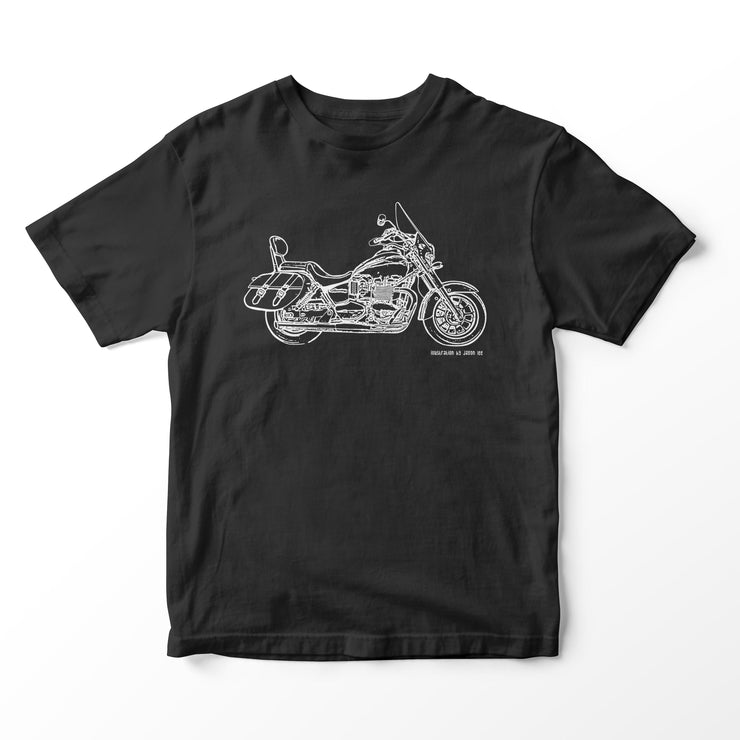 JL Illustration For A Triumph America 2015 Motorbike Fan T-shirt