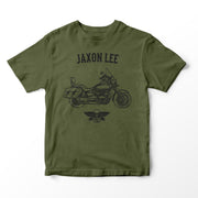 JL Basic Illustration for a Triumph America 2015 Motorbike fan T-shirt