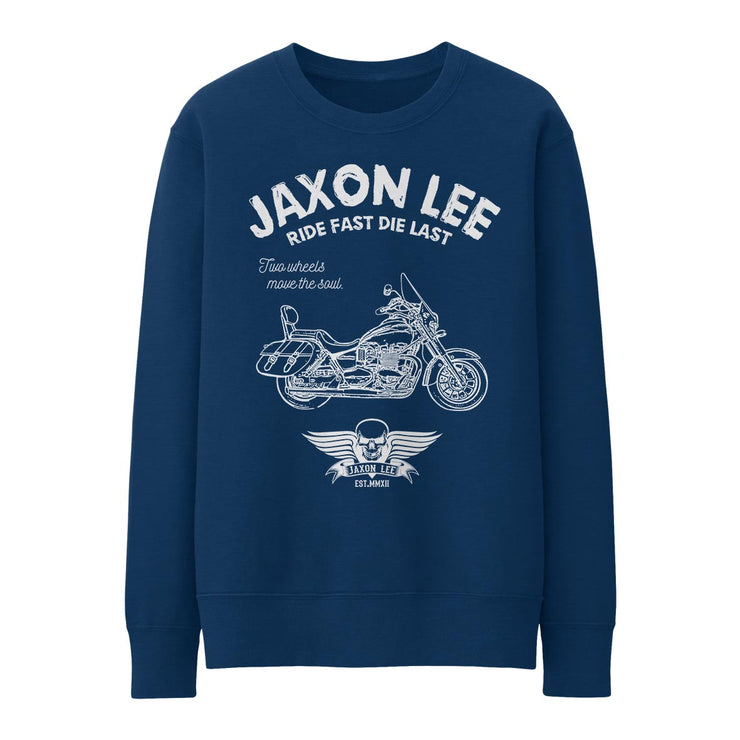 JL Ride Illustration for a Triumph America 2015 Motorbike fan Jumper