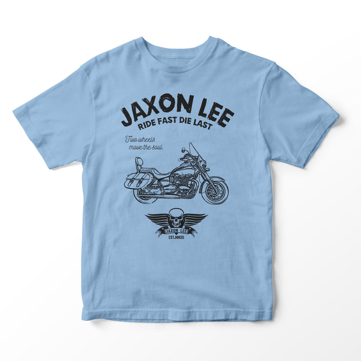 JL Ride Illustration for a Triumph America 2015 Motorbike fan T-shirt