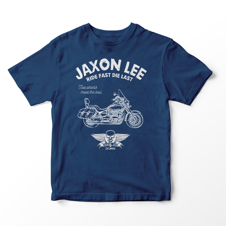 JL Ride Illustration for a Triumph America 2015 Motorbike fan T-shirt