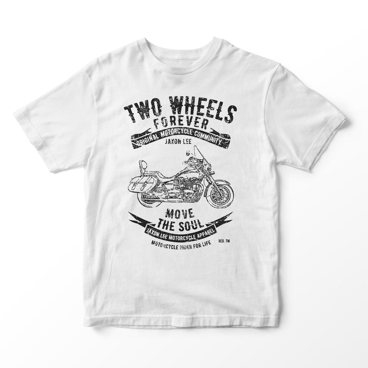 JL Soul Illustration for a Triumph America 2015 Motorbike fan T-shirt