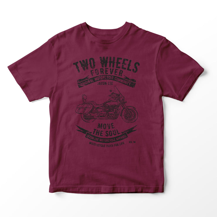 JL Soul Illustration for a Triumph America 2015 Motorbike fan T-shirt