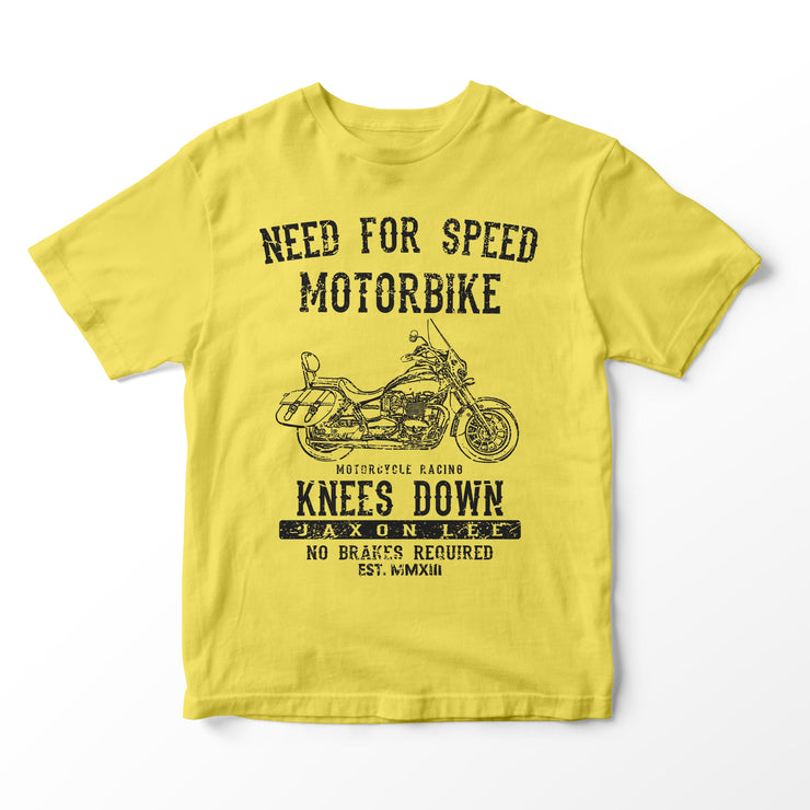 JL Speed Illustration for a Triumph America 2015 Motorbike fan T-shirt