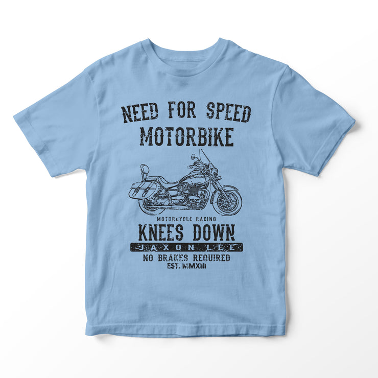 JL Speed Illustration for a Triumph America 2015 Motorbike fan T-shirt