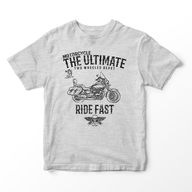 JL Ultimate Illustration for a Triumph America 2015 Motorbike fan T-shirt