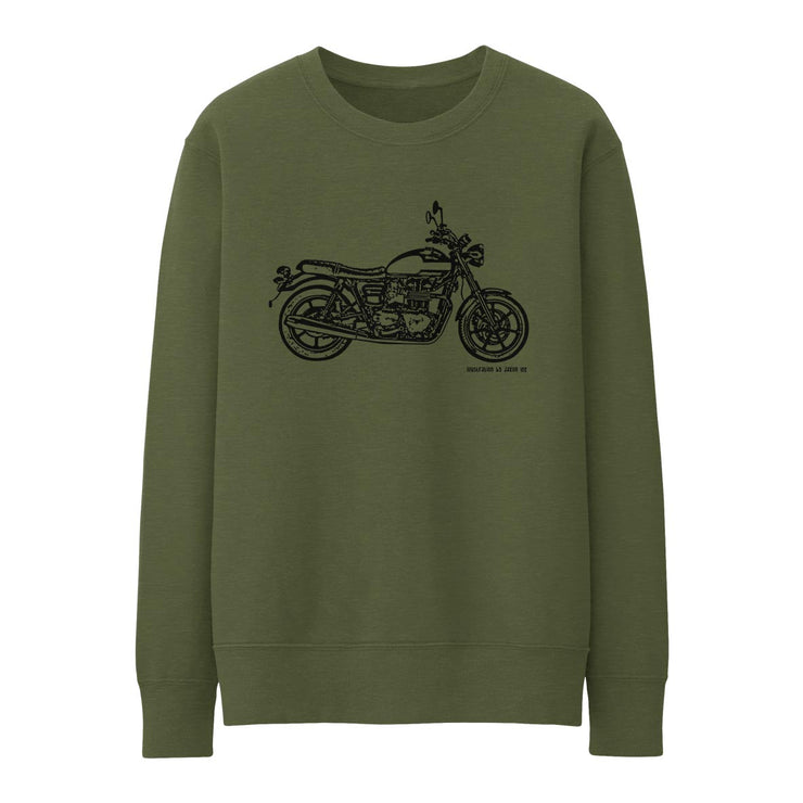 JL Art Jumper aimed at fans of Triumph Bonneville Newchurch Motorbike