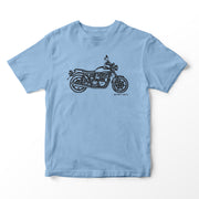 JL Illustration For A Triumph Bonneville Newchurch Motorbike Fan T-shirt