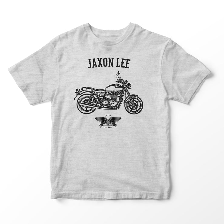 JL Basic Illustration for a Triumph Bonneville Newchurch Motorbike fan T-shirt