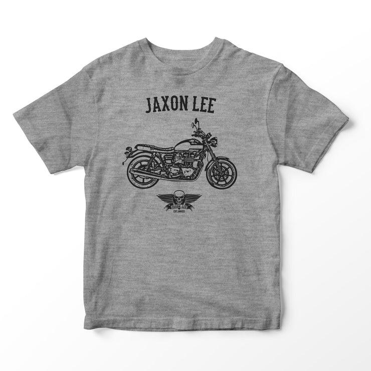 JL Basic Illustration for a Triumph Bonneville Newchurch Motorbike fan T-shirt