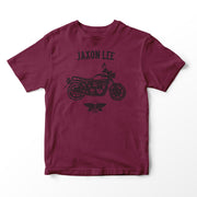 JL Basic Illustration for a Triumph Bonneville Newchurch Motorbike fan T-shirt