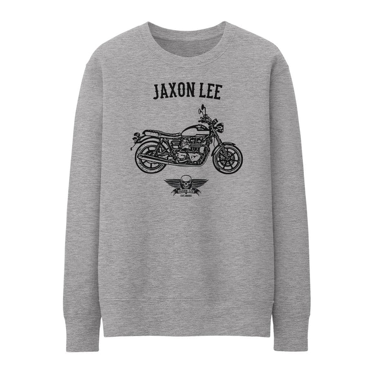 JL Basic Illustration for a Triumph Bonneville Newchurch Motorbike fan Jumper