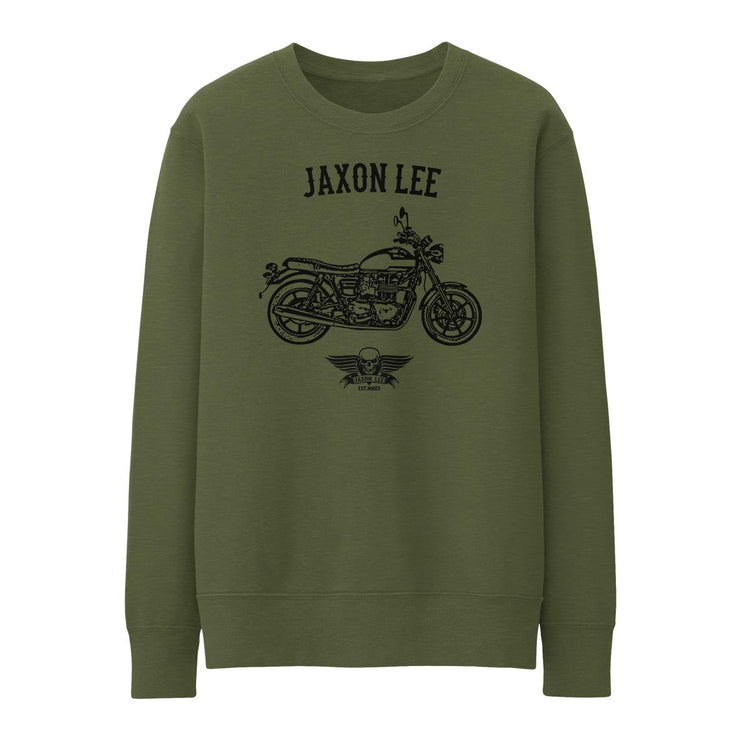 JL Basic Illustration for a Triumph Bonneville Newchurch Motorbike fan Jumper