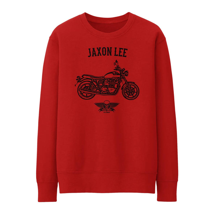 JL Basic Illustration for a Triumph Bonneville Newchurch Motorbike fan Jumper