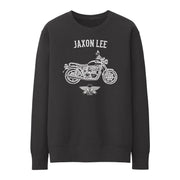 JL Basic Illustration for a Triumph Bonneville Newchurch Motorbike fan Jumper