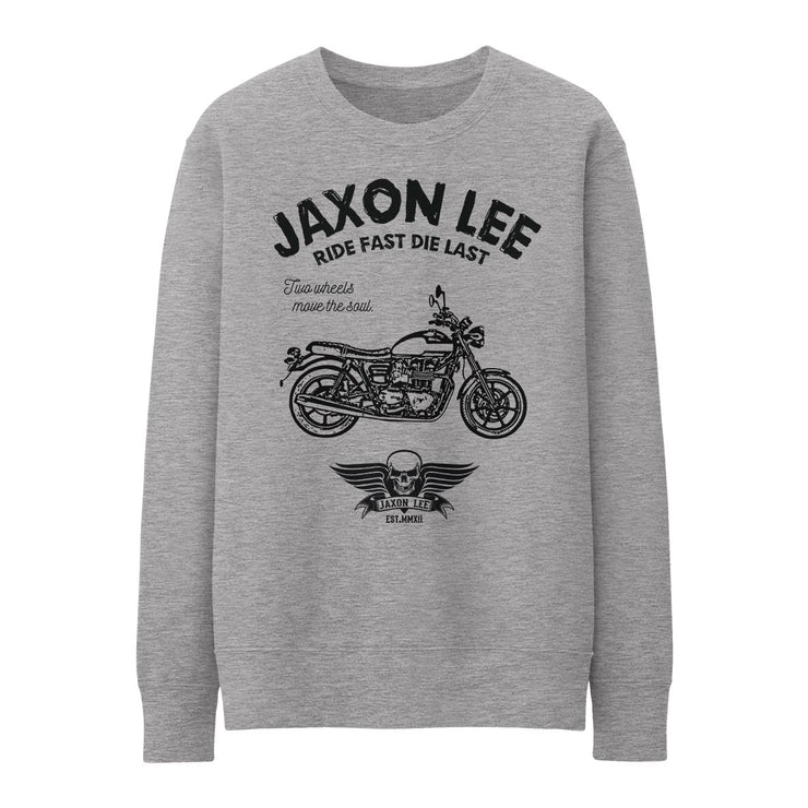 JL Ride Illustration for a Triumph Bonneville Newchurch Motorbike fan Jumper