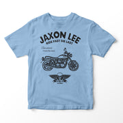 JL Ride Illustration for a Triumph Bonneville Newchurch Motorbike fan T-shirt
