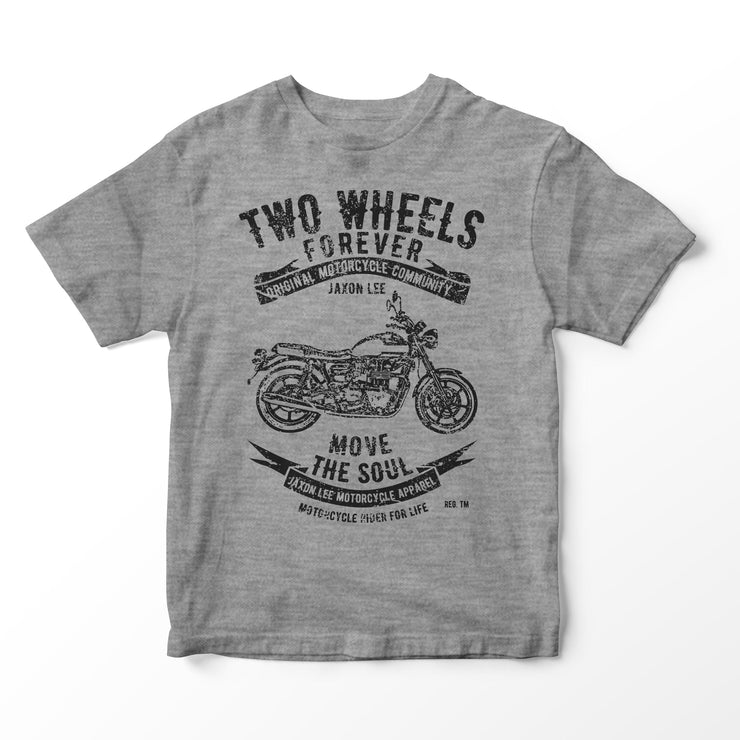 JL Soul Illustration for a Triumph Bonneville Newchurch Motorbike fan T-shirt