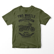 JL Soul Illustration for a Triumph Bonneville Newchurch Motorbike fan T-shirt