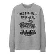 JL Speed Illustration for a Triumph Bonneville Newchurch Motorbike fan Jumper