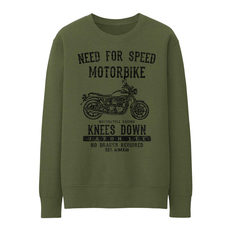 JL Speed Illustration for a Triumph Bonneville Newchurch Motorbike fan Jumper