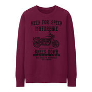 JL Speed Illustration for a Triumph Bonneville Newchurch Motorbike fan Jumper