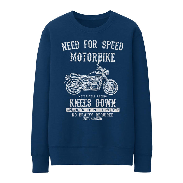 JL Speed Illustration for a Triumph Bonneville Newchurch Motorbike fan Jumper