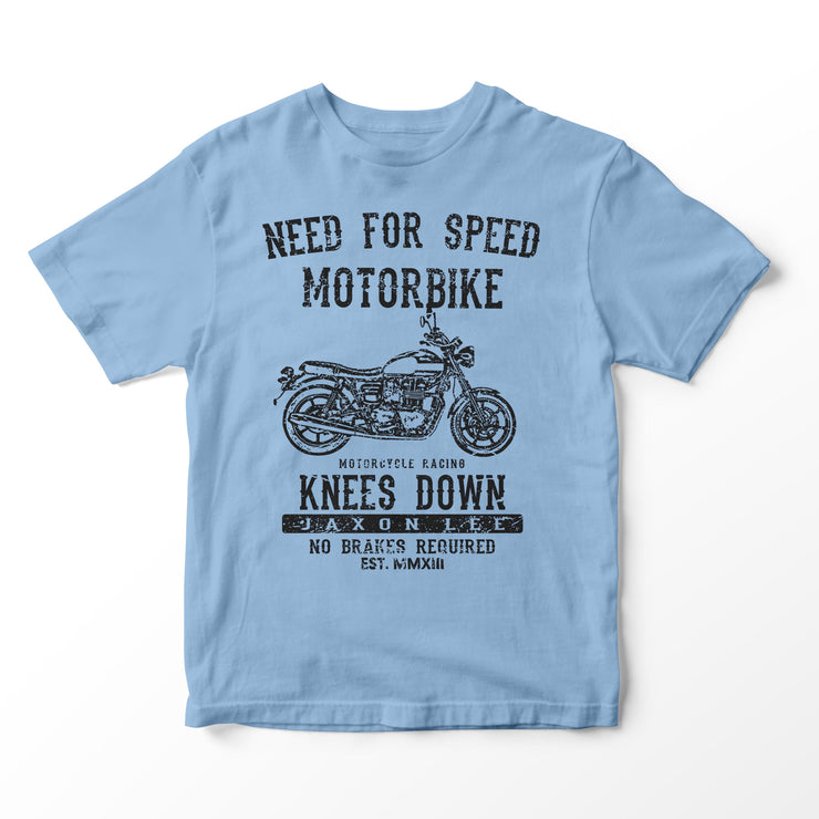 JL Speed Illustration for a Triumph Bonneville Newchurch Motorbike fan T-shirt