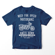JL Speed Illustration for a Triumph Bonneville Newchurch Motorbike fan T-shirt