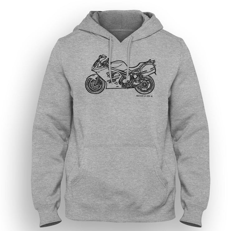 JL Illustration For A Triumph Sprint ST 1050 Motorbike Fan Hoodie