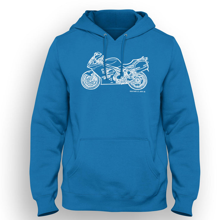 JL Illustration For A Triumph Sprint ST 1050 Motorbike Fan Hoodie