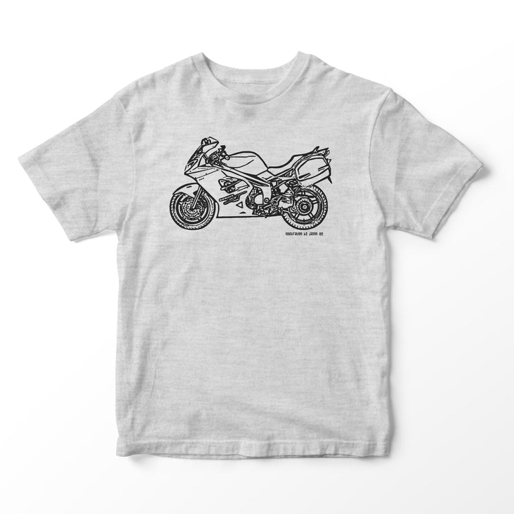 JL Illustration For A Triumph Sprint ST 1050 Motorbike Fan T-shirt