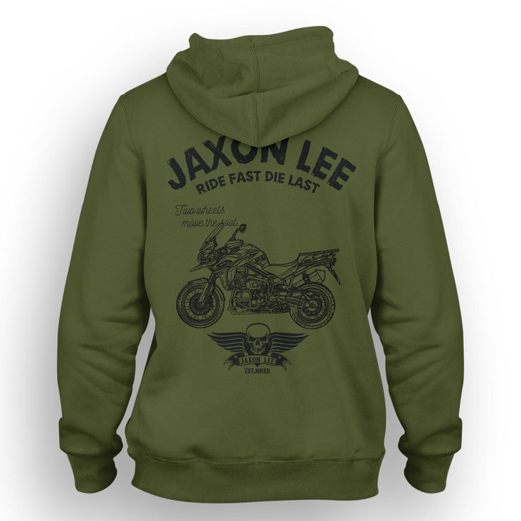 JL Ride Art Hood aimed at fans of Triumph Tiger Explorer 1200 2020 Motorbike