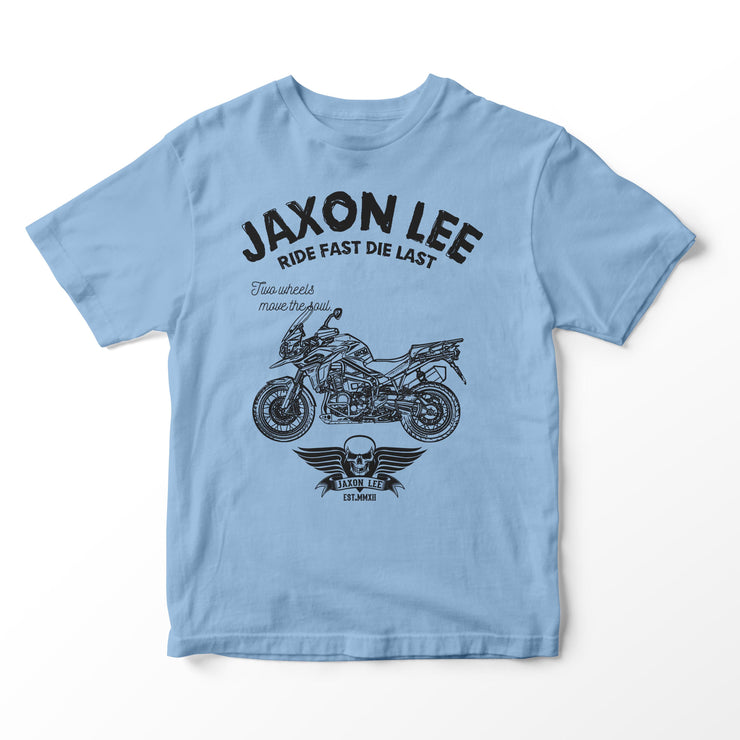 JL Ride Illustration for a Triumph Tiger Explorer 1200 2020 Motorbike fan T-shirt