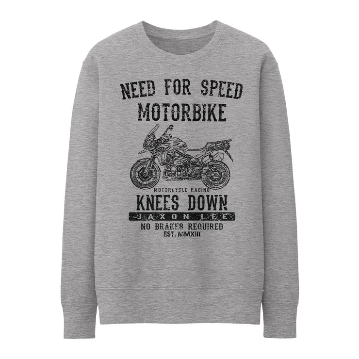 JL Speed Illustration for a Triumph Tiger Explorer 1200 2020 Motorbike fan Jumper