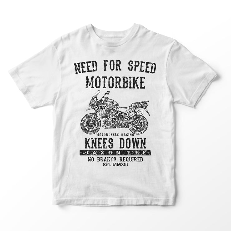 JL Speed Illustration for a Triumph Tiger Explorer 1200 2020 Motorbike fan T-shirt