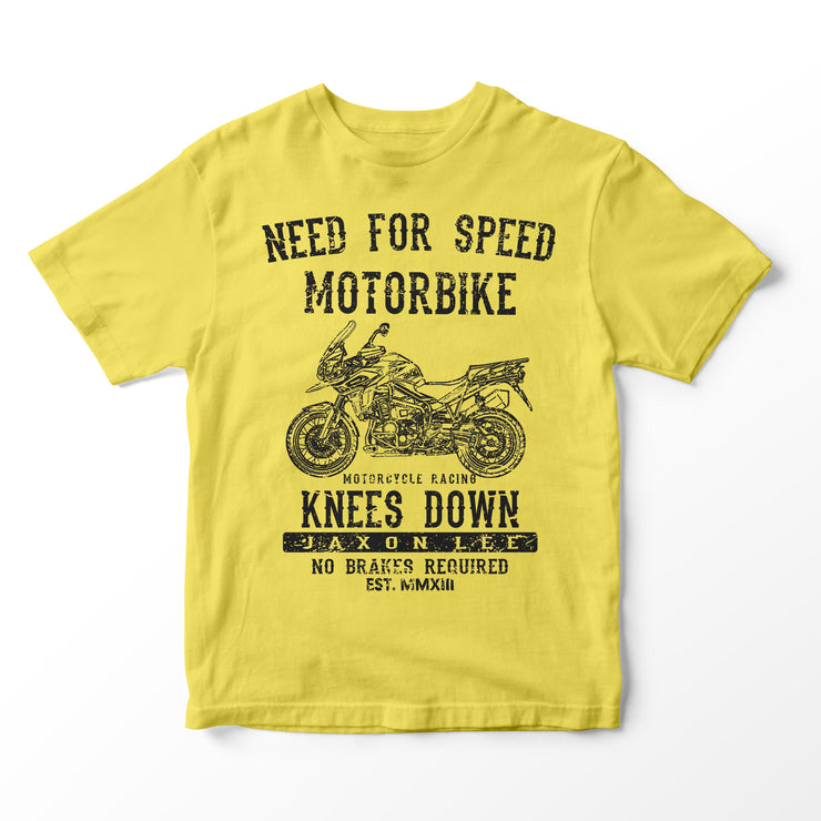 JL Speed Illustration for a Triumph Tiger Explorer 1200 2020 Motorbike fan T-shirt