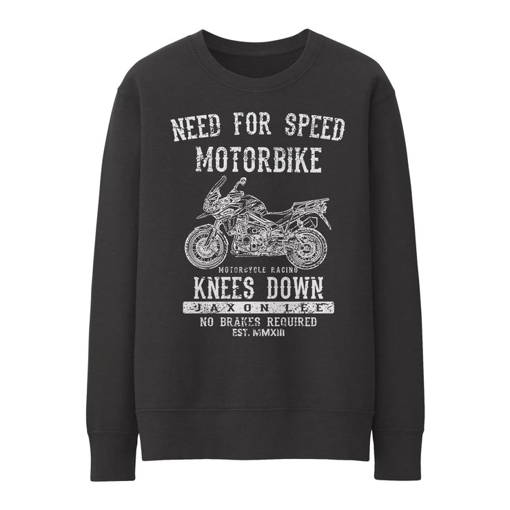 JL Speed Illustration for a Triumph Tiger Explorer 1200 2020 Motorbike fan Jumper