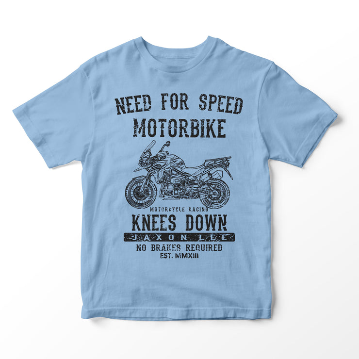 JL Speed Illustration for a Triumph Tiger Explorer 1200 2020 Motorbike fan T-shirt