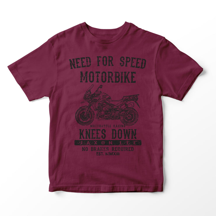 JL Speed Illustration for a Triumph Tiger Explorer 1200 2020 Motorbike fan T-shirt